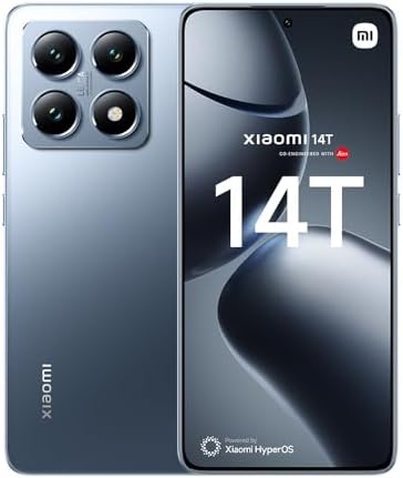 Xiaomi 14T 5G Smartphone 12+512GB, MediaTek 8300 ultra, 6.67" Amoled 144Hz Display, Leica Triple Camera 50+50+12MP, 32MP Front Camera with Xiaomi Sound, Titan Blue-UAE Type Approved