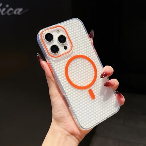 Coque de chargement magnétique sans fil couleur unie et ajustement premium