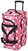 Rockland Rolling Duffel Bag, PINKDOT, 22