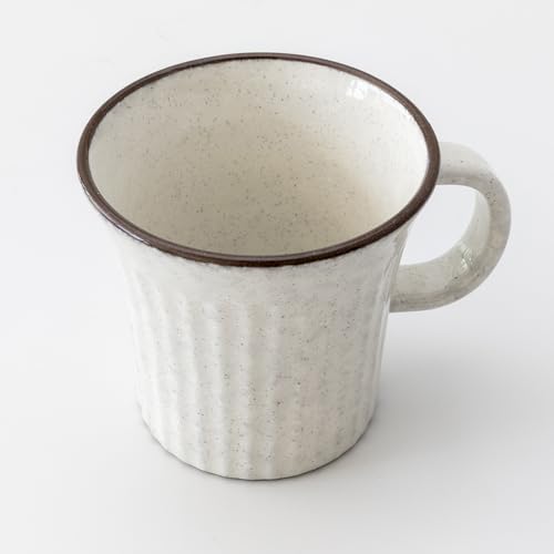 Set de 2 tazas de cerámica Asayu Japan Kairagi teal y blanco miniatura 3
