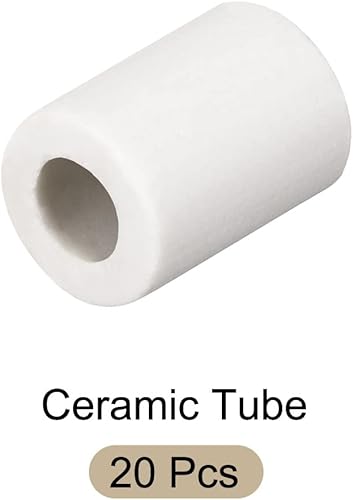 Miniatura 5 de Tubo de cerámica con cableado de cerámica para protección de aislamiento térmico de paquete de cables - 0.157 in de diámetro20 piezas