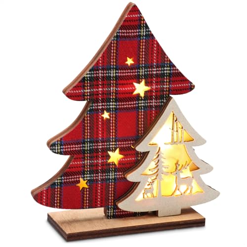 COM-FOUR® Albero LED come illuminazione decorativa - albero luminoso come