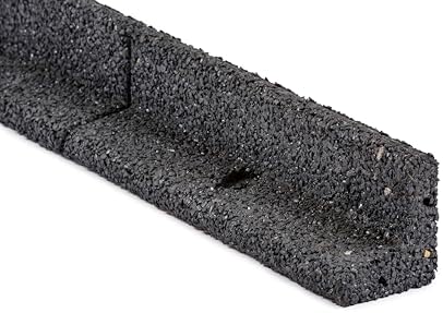 4 ft. Easy to Install No Digging Flexible and Sturdy Rubber Landscape Edging in Gray (6-Pack) Installation Hardware Included