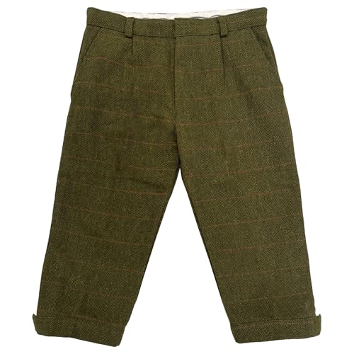 Game Technical Apparel Men’s Ascot Derby Tweed Breeks – Water Repellent Shooting Breeks with Adjustable Cuffs