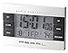 Produktbild PEARL Wecker zum Aufhängen: Digitaler Funkwecker mit Temperaturanzeige und Kalender (Wecker mit Temperaturanzeige, mit Temperatur, Thermometer)