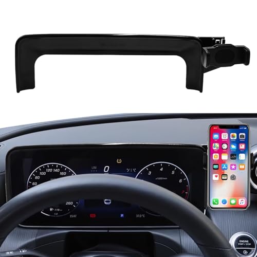 TTCR-II 12.3-inch Kompatibel mit Mercedes Benz GLC Handyhalterung Brauch Passt Basis GLC X254 2023-2025/C klasse W206 2022-2025, W206 Phone Halter Armaturenbrett 360°Drehbar Verstellbare