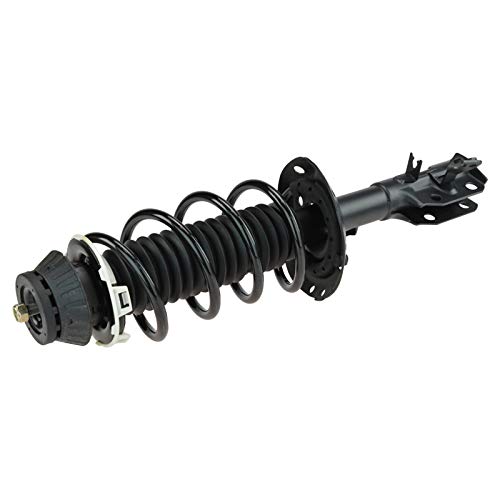 Image of TRQ Front Driver and Passenger Side Strut and Spring Assembly Set | For 09-14 Honda Fit