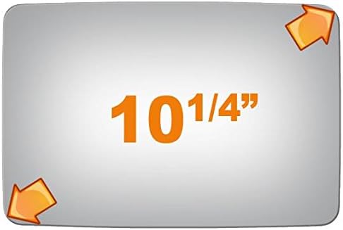 Burco 2244 Driver or Passenger Side Replacement Mirror Glass for 1978-1991 FORD BRONCO, 1972-1982 COURIER, 1975-1991 E-150, E-250, E-350, ECONOLINE, F-100, F-150, F-250, F-350