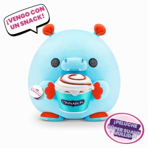 Miniatura 2 de Snackles Serie 1 Ola 2 Hipopotamo (Cinnabon) Sorpresa Suave Ultra 35 cm Coleccionable