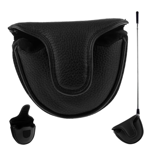 Couvre-Chef de Putter Mallet Couvre-Chef de Putter Rond imperméable en PU 4 72x5 avec Doublure en Peluche pour Homme et Femme en Plein air