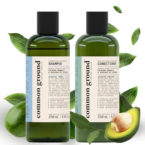 Common Ground Natural Shampoo and Conditioner Set; Paraben and Cruelty Free