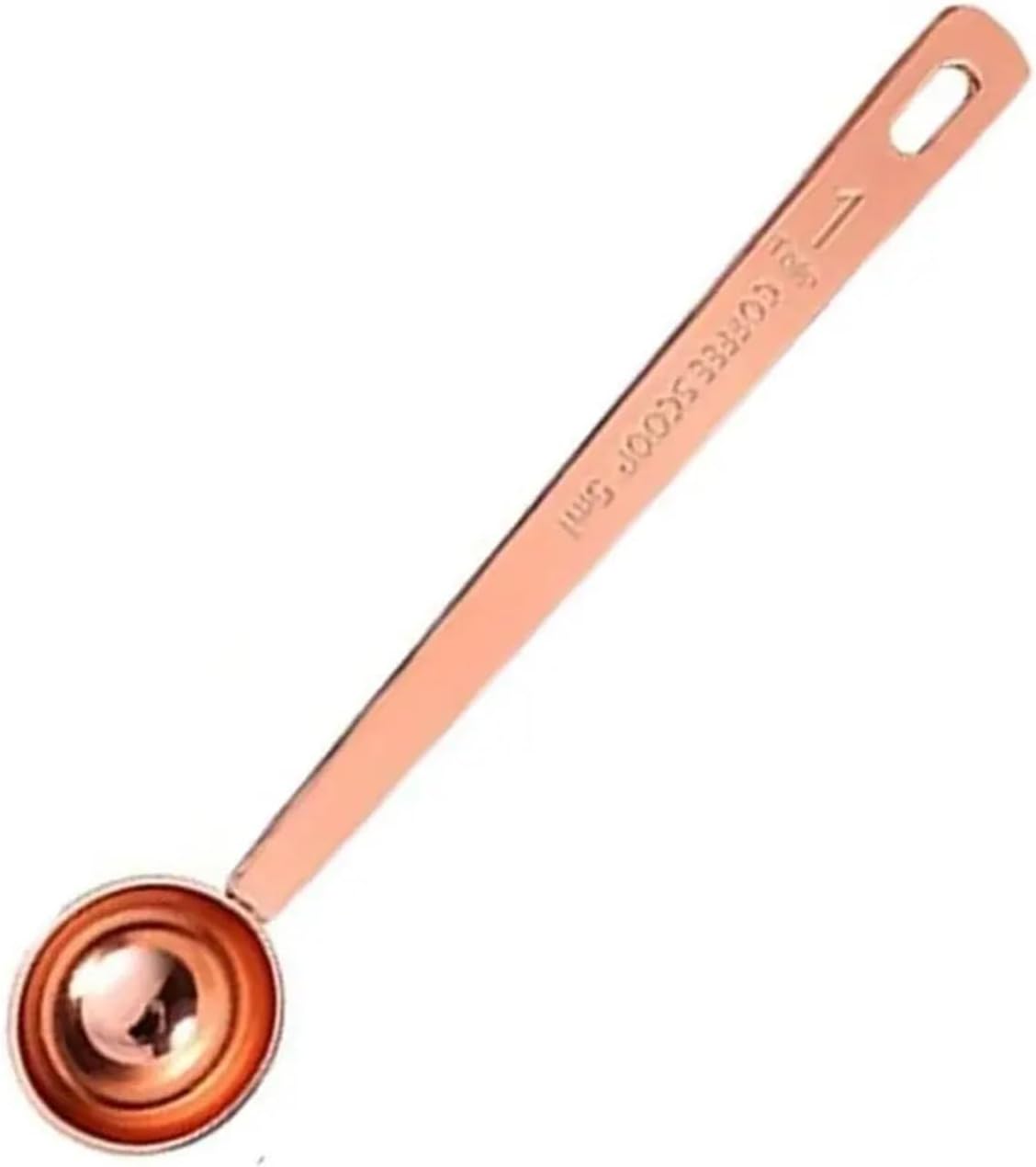 Coffee Scoop 10PCS High-Quality Stainless Steel Coffee Scoops - 15/30ML Measuring Spoons(Rose Gold-30ML)