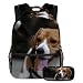 Little Beagle - Set di zaini per la scuola con lingua, per adolescenti, ragazze, ragazzi, casual, con astuccio per matite per scuola materna elementare, Multicolore, p: 7.5x3x1.5in b: 11.5x8x16 in, No