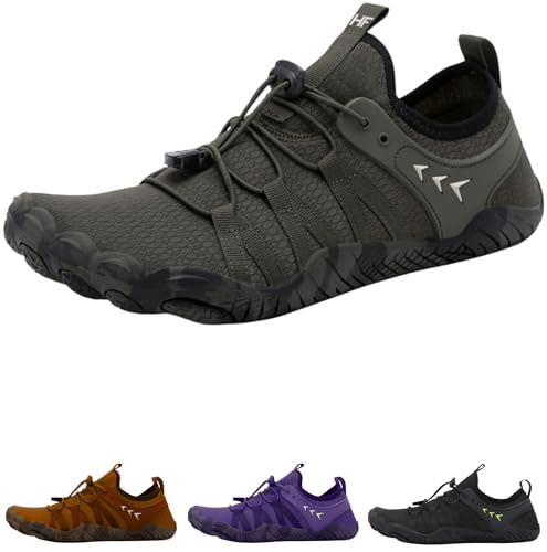 Image of Hike Footwear Caspian Adventure Barefoot Shoes, Wide Toe Box, Non-Slip | Thin flexible sole, arch support & stability, breathable quick-dry lining, for hiking, water activities, jogging, gardening