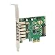 Bewinner PCIE zu USB Erweiterungskarte 6 Ports, 480Mbps USB2.0 PCI Express Erweiterungskarte USB Karte für Desktop PC, für 10, 8.1, 8, 7, XP, Vista