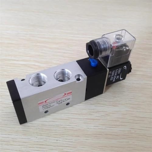Électrovanne pneumatique 5/2 1/4 110V commande de vérin double effet