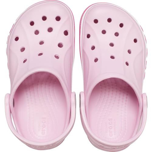 Image of Crocs Unisex Kids Bayaband Clog 207018-6TG Ballerina Pink /Candy Pink C7