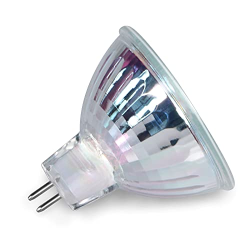 Gecxgy Mr16 Halogen Light Bulbs 50W 12V 2 Pin Gu5.3 Base Dimmable, 50W Halogen Mr16 Bulbs With Clear Glass Cover, 6 Pack #TOP1
