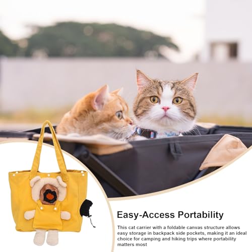 Sac de transport chat avec trou d'aération pour voyage extérieur