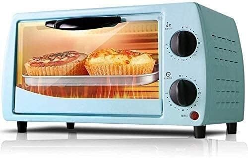 LABLADUO Air Fry Toaster Oven, Mini Electric Oven Home Multifunctional Baking Oven Trifle Bread Hob Grill Home Small Baking Cake Pizza Oven 9L Mini Ovens(Blue)