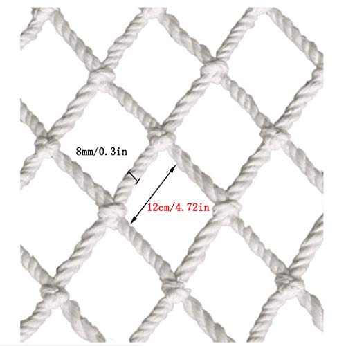 Filet de sécurité en corde de chanvre haute résistance 2x2m