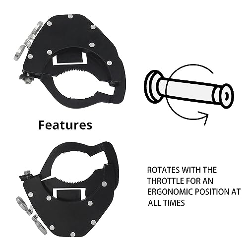 Image of CALANDIS Throttle Lock Motorcycle Control Practical Motorcycle Throttle Assist Top | Parts & Accessories | Motorcycle Parts | Handlebars, Grips & Levers | Handlebars & Levers