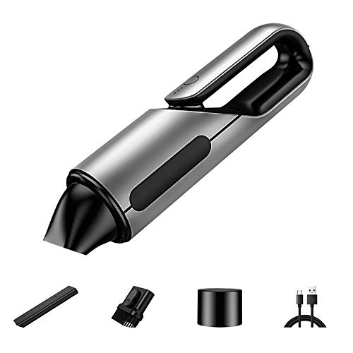 SHANNA Handheld Stofzuigers, Draagbare Auto Stofzuiger Draadloze Krachtige Zuig Lichtgewicht Nat Droog Stofzuiger Oplaadbare Stofzuiger 4000 PA 80 W voor Huisdier Haar Thuis en Auto Reiniging