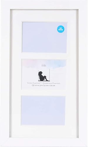 MICHAELS - Marco de collage con 3 aperturas de 2 x 3 pulgadas, Simply Essentials de Studio Décor