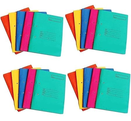 Spring File Board Cobra File Folder for Documents, Pack of 20, Files for Certificate and Documents, File Very Useful Folder for Office (Pack of 20) (Multicolor)