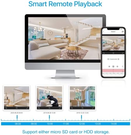 ZOSI H.265+ 1080p 16 Channel Security Camera System,16 Channel CCTV DVR with Hard Drive 2TB and 12 x 1080p Indoor Outdoor Dome Camera, 80ft Night Vision, 105° View Angle, Remote Control, Alert Push