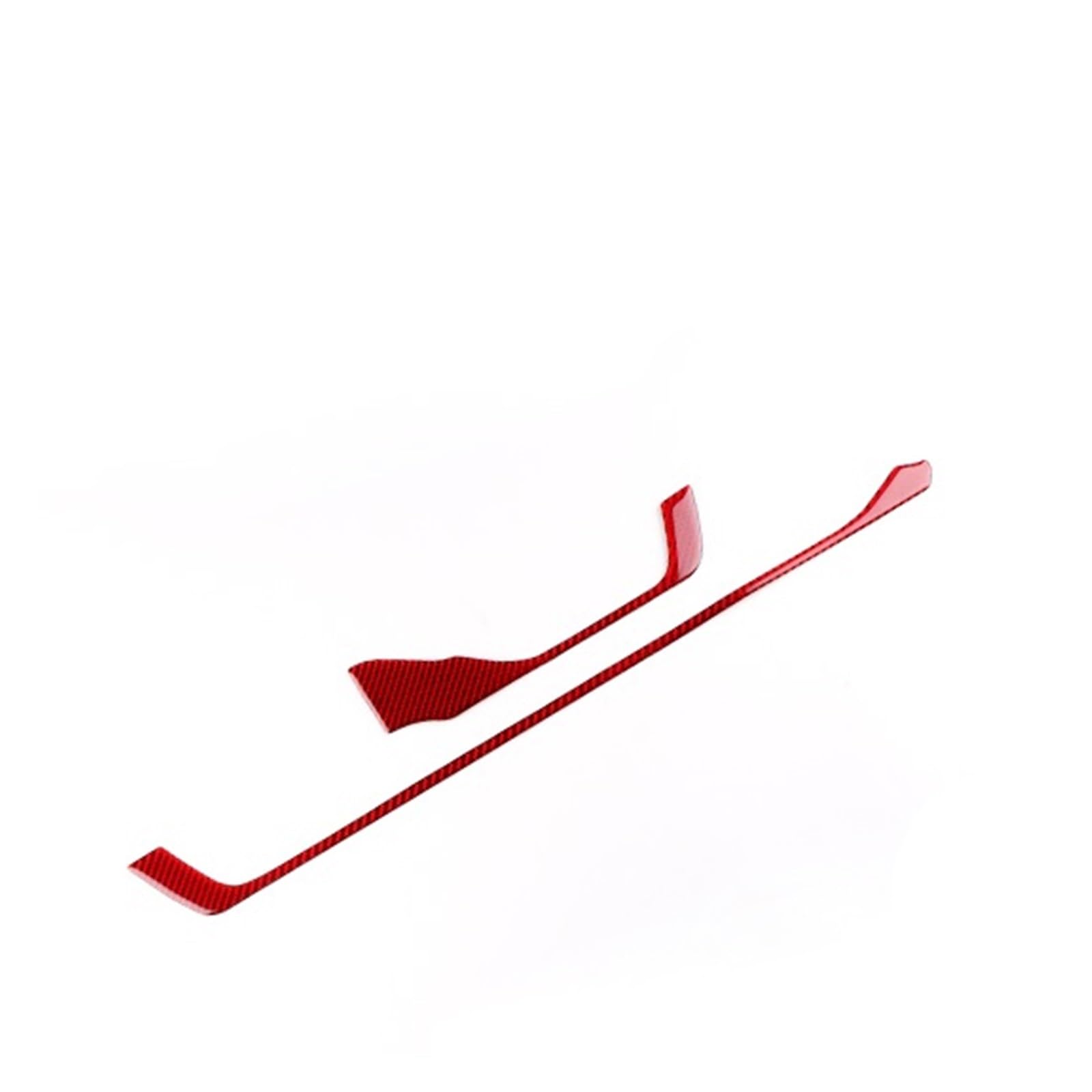 Car Trim Interior for Toyota for RAV4 XA50 2019-2025 LHD RHD Car Dashboard Decor Strip Trim Soft Carbon Fiber Sticker Interior Mouldings(for RHD Red)