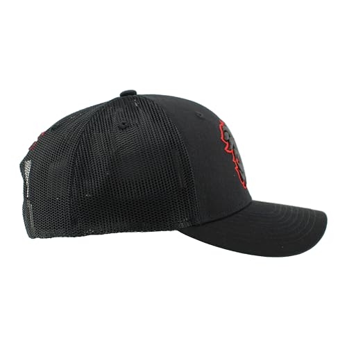 Gorra Snapback Ajustable Oficial NHL Unisex Negra miniatura 3