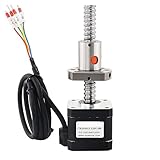 TNXUAPJF 5 pcs for Precision Machine Tool 100MM 200MM 300MM Stepper Motor 1.7A 40N.cm 17HS4401S with SFU1204 Ball Screw Diameter(4401S-1204-100mmx5)