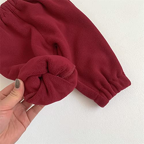 Stripe Toddler Boy Girls Fall Solid Winter Warm Clothes Long Sleeve Jogger Pants3