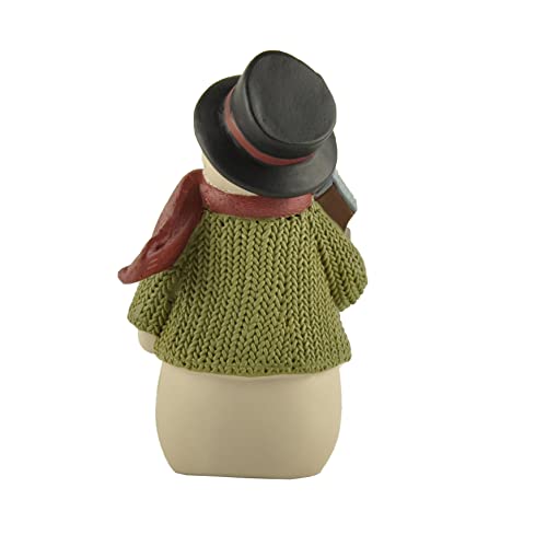 Snowman-Figurine-Resin-Vintage-Frosty-The-Snowman-Statue-Great-Choice-for-Holiday-Christmas-Decoration Snowman Figurine Resin Vintage Frosty The Snowman Statue Great Choice for Holiday Christmas Decoration