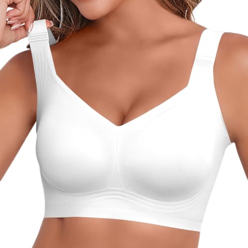 Image of Women's Wireless Jelly Bra Plus Size Support Push Up Comfortable Bras
