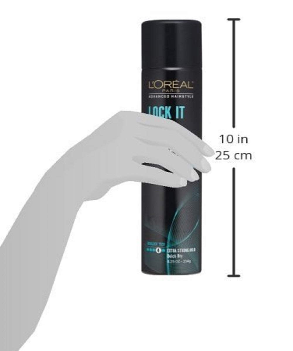 L'Oreal Paris Advanced Hairstyle Lock It Bold Control Hairspray 8.25 Ounce
