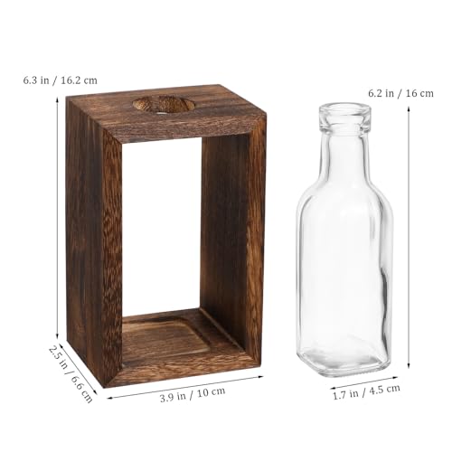 Boutures et terrarium : le support robuste en bois contre les chutes - 3