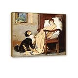 Décoration murale avec cadre doré, un crochet solide est déjà fixé sur chaque cadre pour un accrochage facile, prêt à accrocher Impression sur toile pour salon, chambre, cuisine, salle de bain, studio, chambre d'amis, bureau