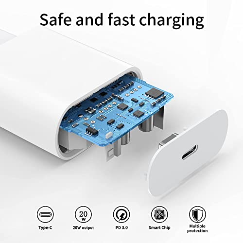 Sakahyro 20W iPhone Ladekabel and 2M Schnellladekabel for iPhone 14/14 Pro/14 Pro Max/14 Plus/13 12 11 SE, USBC… – Bild 6