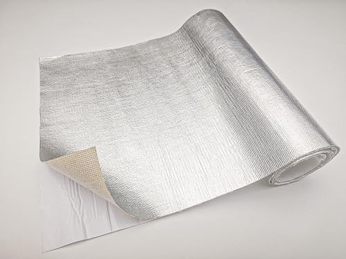Self-Adhesive Aluminized Fiberglass Cloth Heat Shield Blanket/Wra...
