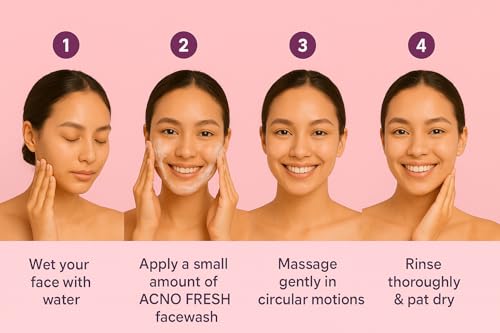 Image of ACNO FRESH Face Wash - 75ml | With Arbutin, Niacinamide & Glycolic Acid | Brightening & Skin Rejuvenating Cleanser for AllSkin Types | Fades Pigmentation & Evens Skin Tone