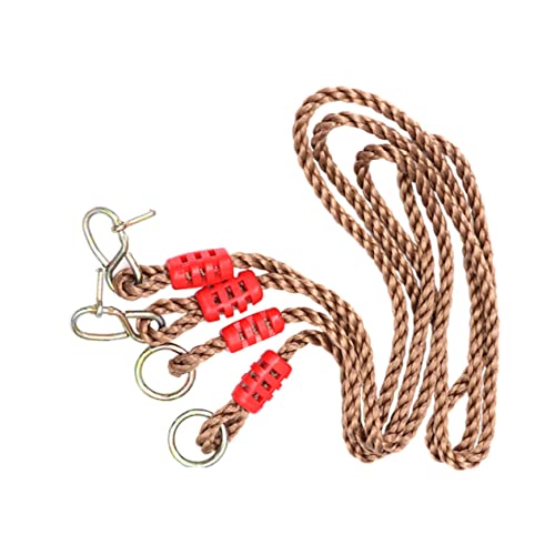 HAKIDZEL Pair Adjustable Pe Swing Rope for Tree Beam Load Bearing Durable for Playground Use Adults