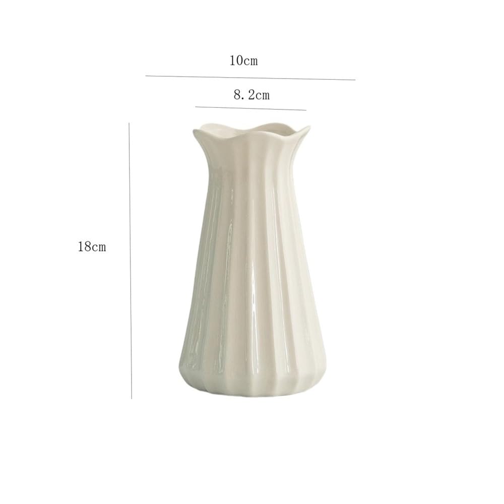 Vase, Dekorative Vase for Hochzeit, Esstisch, Party, Wohnzimmer, Büro, Schlafzimmer Wohndeko