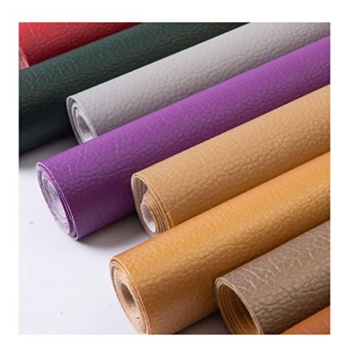 Tissu matériel vinyle orange de 140 cm pour patchwork et déco maison - 7