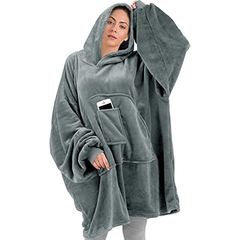 Blanket Übergroße tragbare Decke - Anziehen Soft Giant Decken Soft Warm Giant Fronttasche für Erwachsene Cover