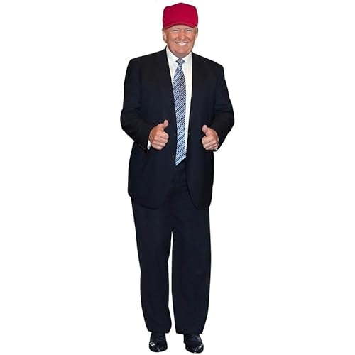 aahs!! Engraving Donald Trump Stand Up | Cardboard Cutout | 6 feet Life Size Standee Picture Poster Photo Print of President | Thumb Up