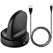EXMRAT Compatible with Samsung Gear Sport Charger, Replacement Charging Dock Cradle for Samsung Gear Sport SM-R600 Smart Watch (Black)