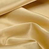  Yimihua Satin De Soie Tissus léger Beau Tissu en Satin de Soie Robe drapé décor Tissu pour Produits photographiques 150 cm de Large(Color:Champagne)