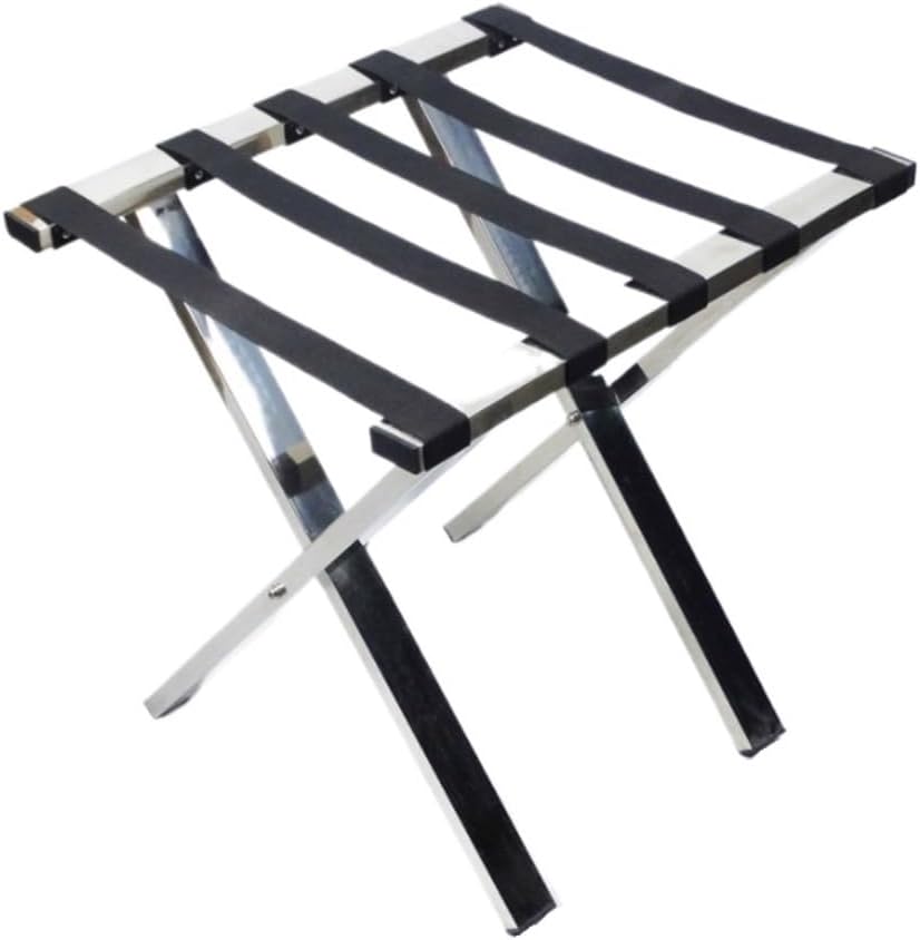 Luggage Rack Thickened Hotel Luggage Rack Stainless Steel Racks Guest Room Foldable Suitcase Stand
